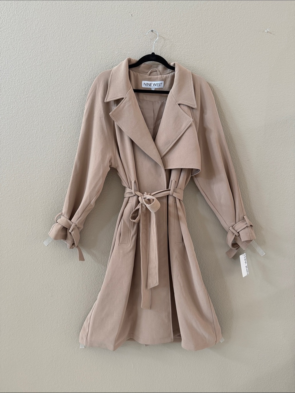 Nine West XXL Belted Trench Coat NWT